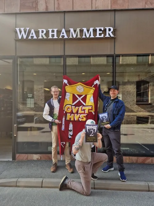 Gult Hus Warhammer group photo