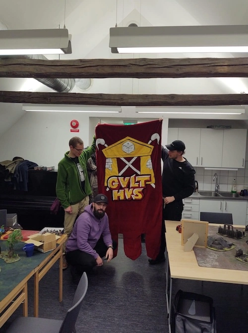 Gult Hus Warhammer group photo